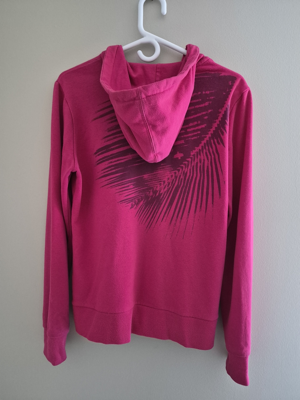 Oakley Hot Pink Hooded Pullover with Palm Graphic